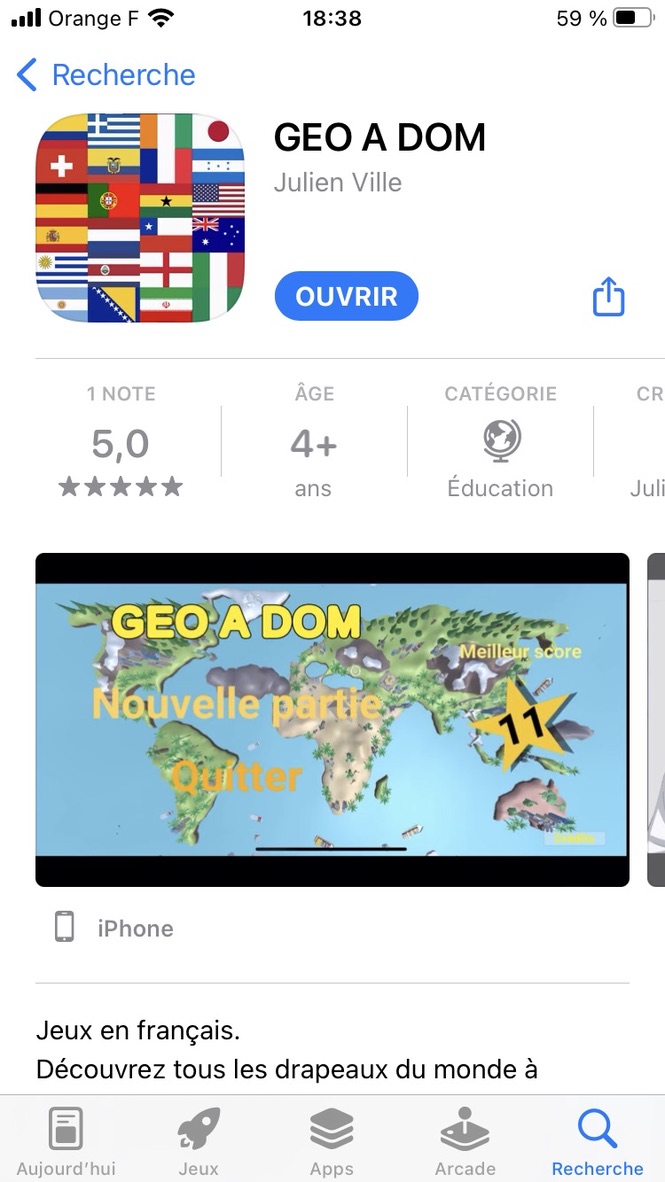Capture de Géo-Adom