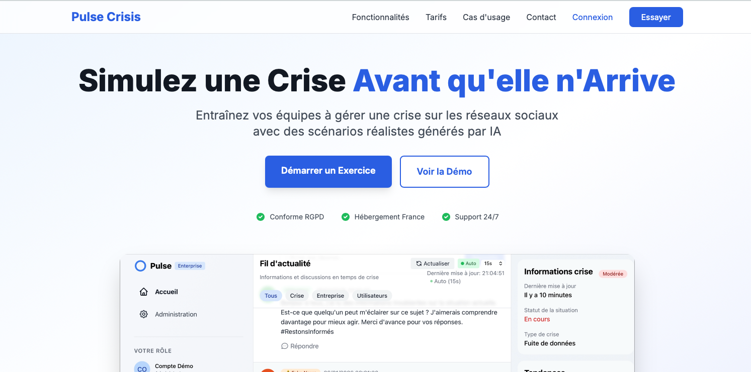 Capture de Pulse-Crisis
